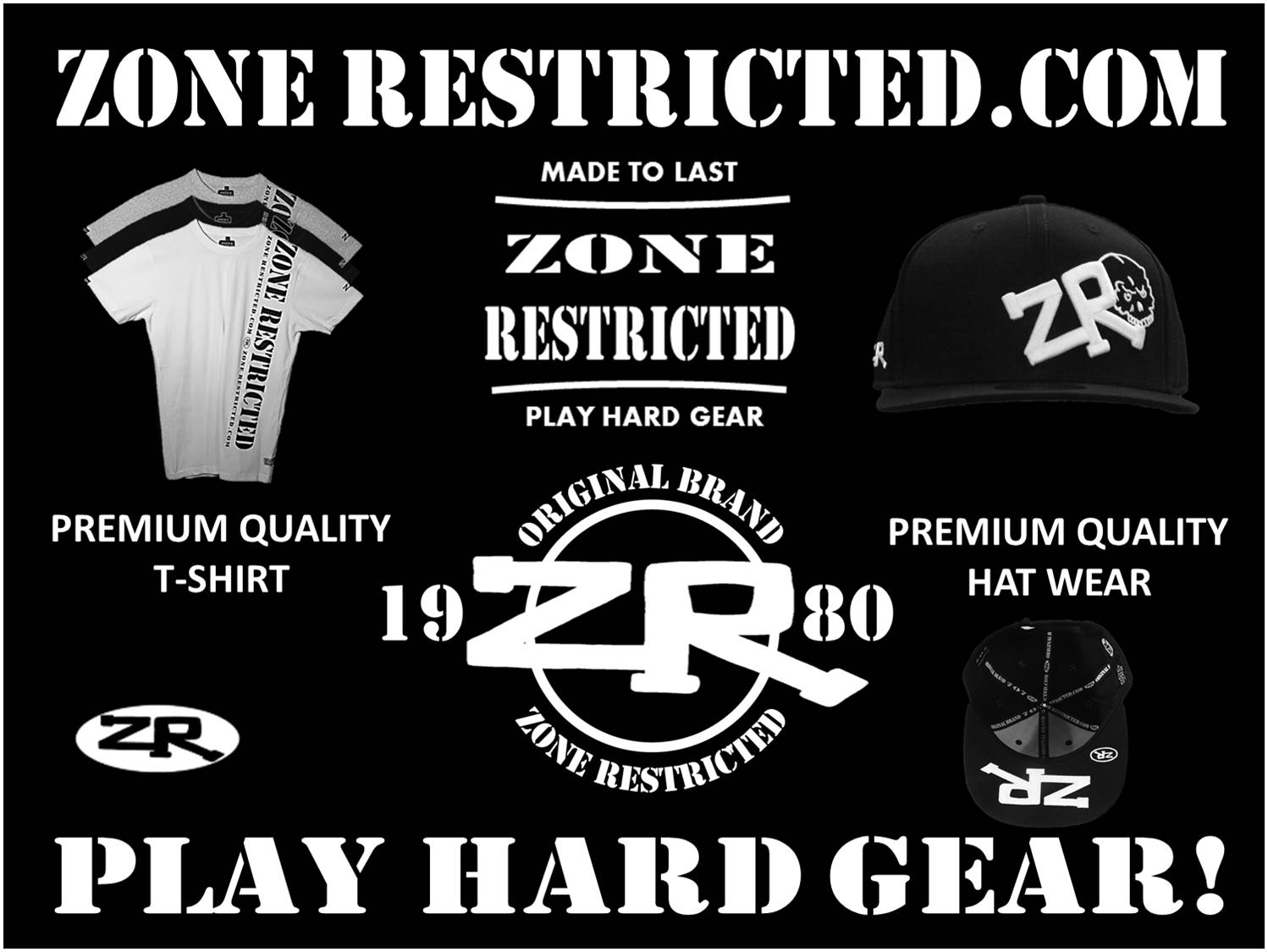 zone restricted marketing flyer